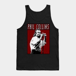 Vintage Retro Phil Collins Tank Top